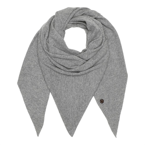 BETA STUDIOS TRIANGLE BIG SCARF GREY MELANGE